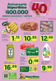 Vista previa del folleto de la tienda HiperDino válido desde el 25/09/2025 