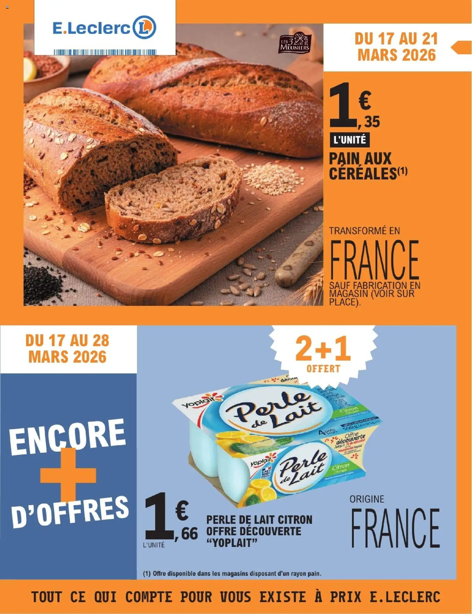 Prévisualisation de E.Leclerc - Trafic pouvoir achat 2 - mixte du magasin E.Leclerc formulaire valide 17/03/2026