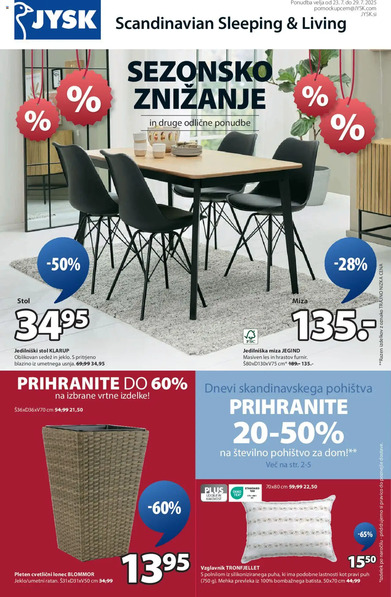 JYSK Katalog od 23.07.2025 - aktualna ponudba - stran 1