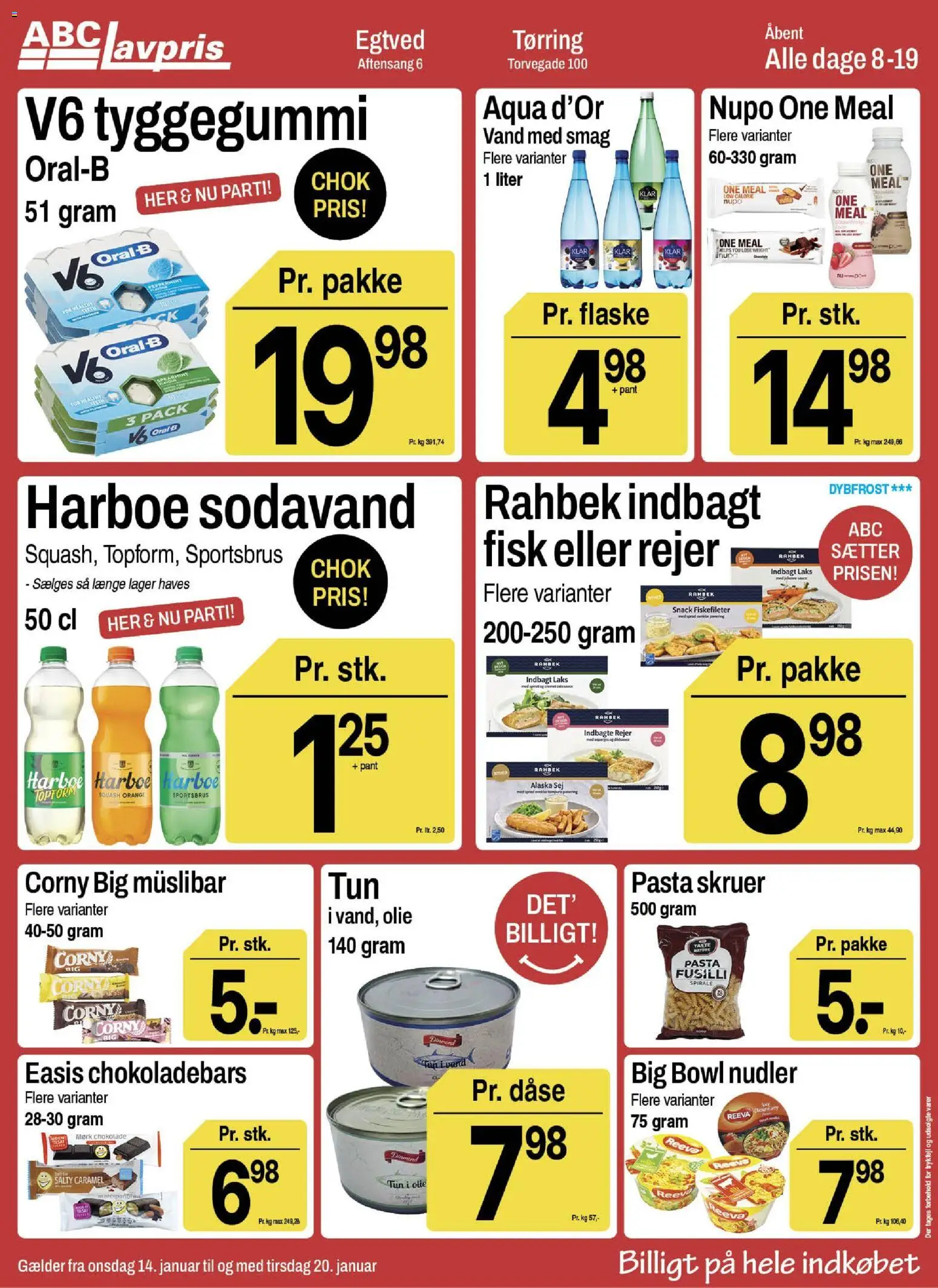 Eksempel på tilbudsavis Egtved fra butik Abc Lavpris gyldig fra 14/01/2026