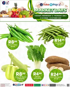 Preview of Take n Pay flyer valid from 14/10/2025