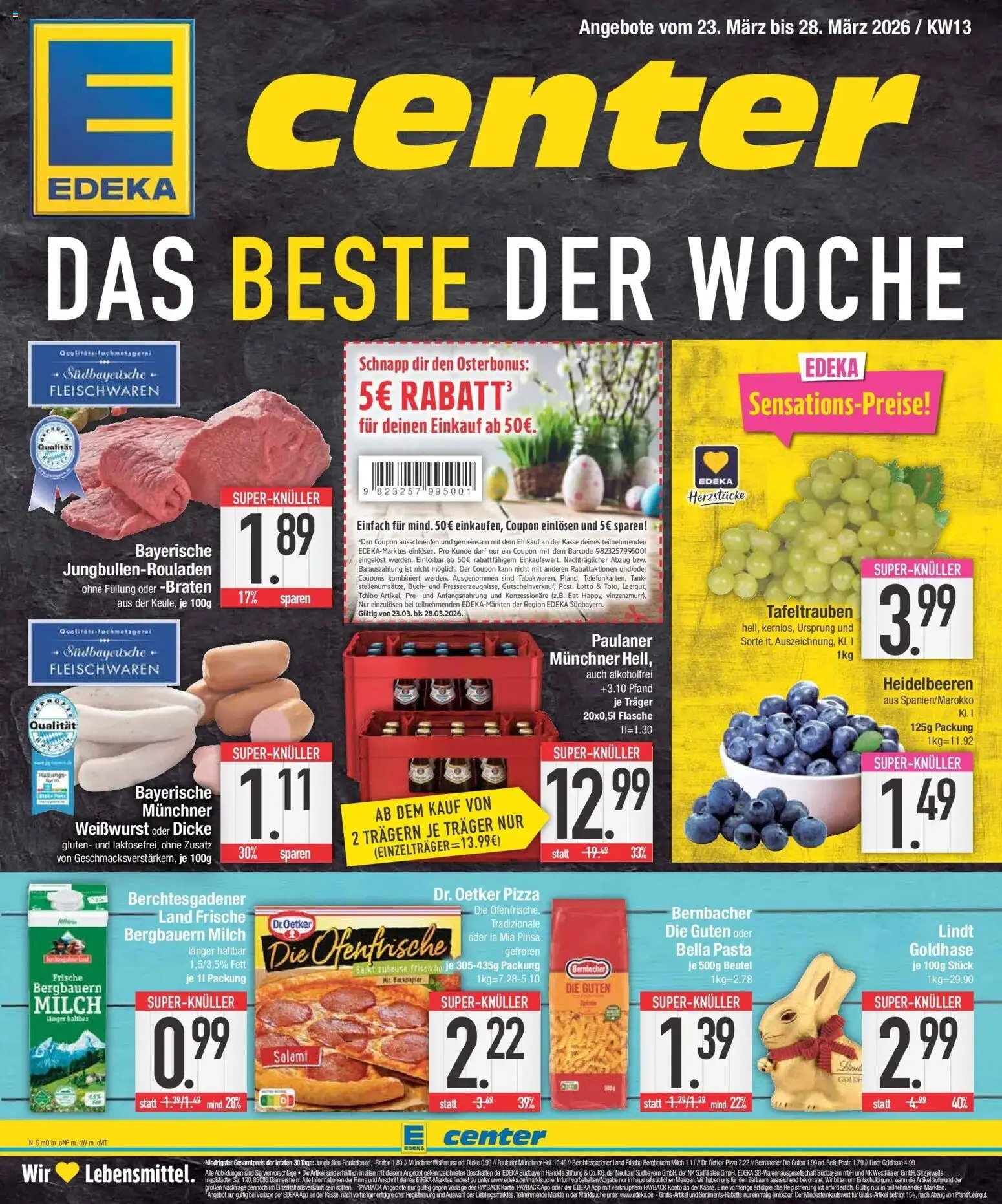 Vorschau von dem Prospekt des Geschäftes E center, gültig ab dem 23.03.2026