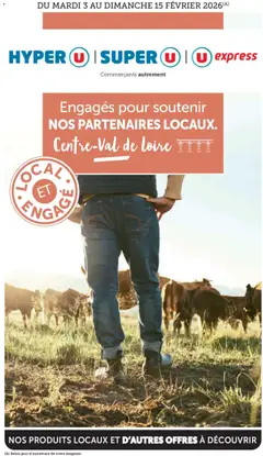 Prévisualisation de Engagés pour soutenir nos partenaires locaux Centre-Val de Loire du magasin Super U formulaire valide 03/02/2026