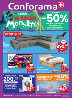 Vorschau des Merkblatts Aktionen FR vom Shop Conforama gültig von 01.10.2025 bis 14.10.2025
