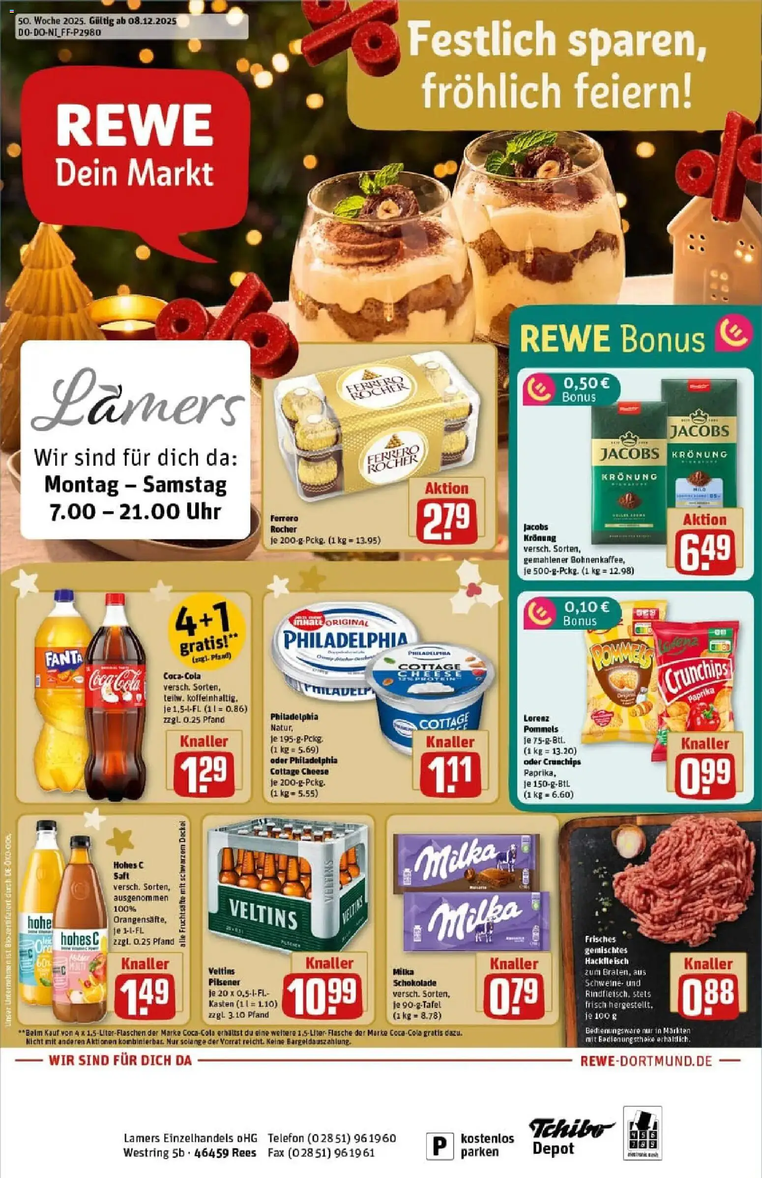 Vorschau von dem Prospekt des Geschäftes Rewe, gültig ab dem 07.12.2025