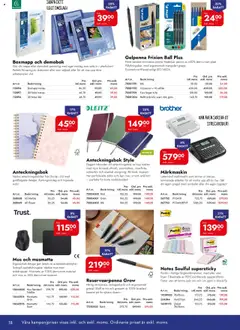 Förhandsgranska reklamblad Aktuella reklamblad Lyreco från butik Lyreco gäller från 30/09/2025 | Sida : 18