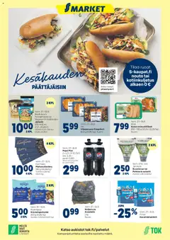 Kaupan S-market Tarjoukset - Kesäkauden päättäjäis esikatselu, voimassa 27/08/2025