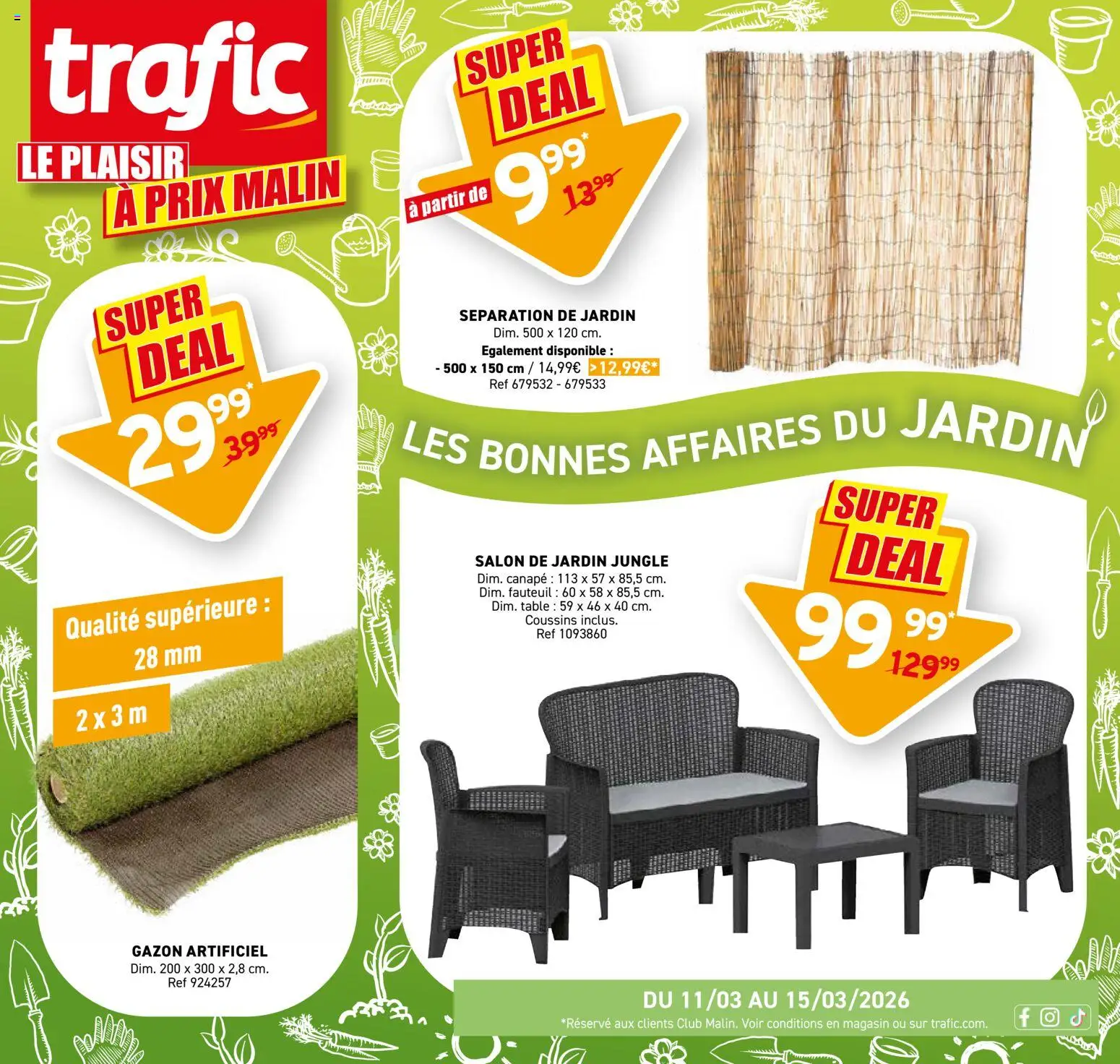 Voorbeeld van Trafic Publicité van winkel Trafic geldig vanaf 11/03/2026 - Fauteuil