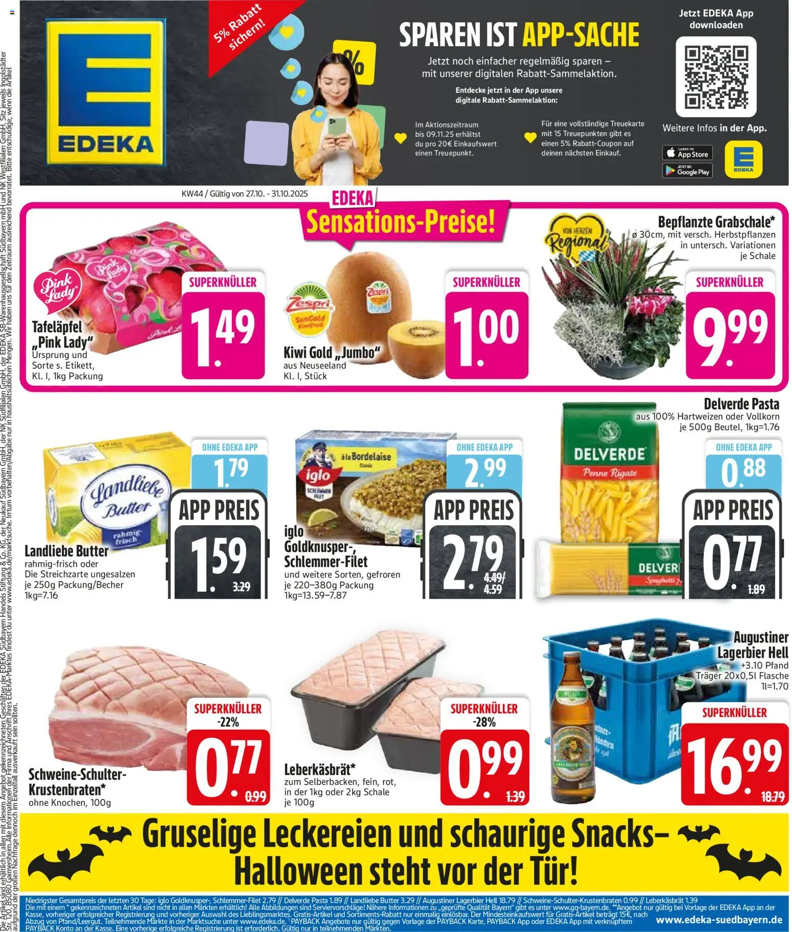 Edeka DE shop DE Folder geldig vanaf 26-10-2025 - Paginanummer 1