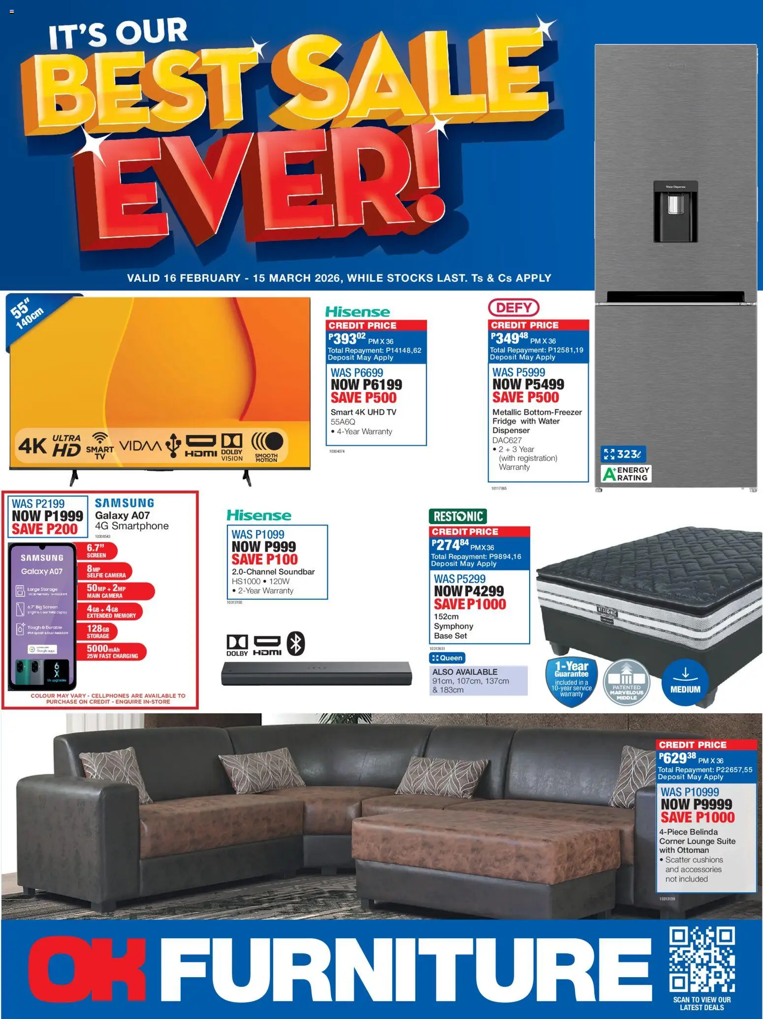 Preview of OK Furniture flyer valid from 16/02/2026