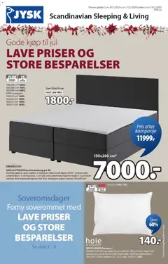 Forhåndsvis Kundeavis fra butikk JYSK gyldig fra 01/12/2025