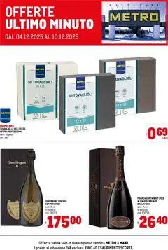 Anteprima dell'opuscolo Volantino Offerte ultimo minuto dal negozio Metro valido da 04/12/2025