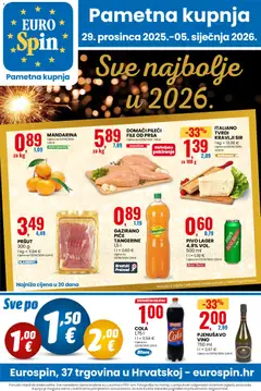 Pregled letka Katalog trgovine Eurospin vrijedi od 29.12.2025