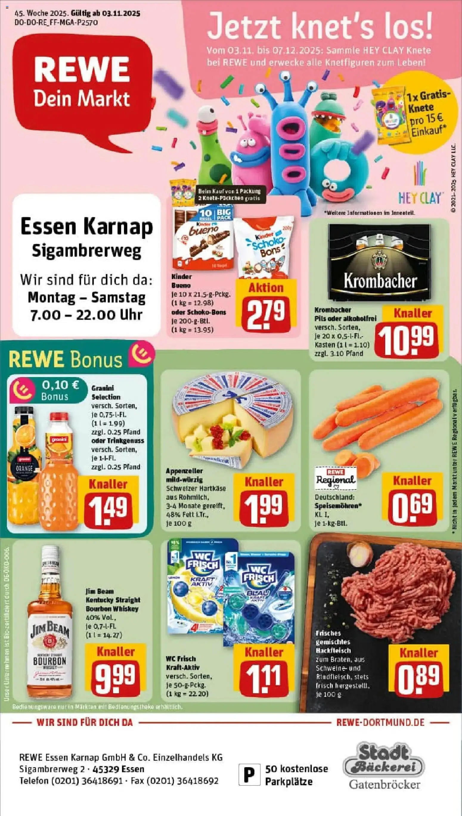 Vorschau von dem Prospekt des Geschäftes Rewe, gültig ab dem 03.11.2025