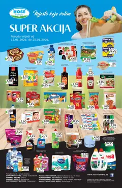 Pregled letka Katalog trgovine Hoše komerc vrijedi od 2026.01.12