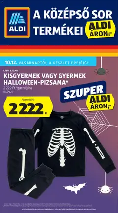 Aldi - Középső sor termékei megtekintése, amely érvényes 2025.10.09.-től