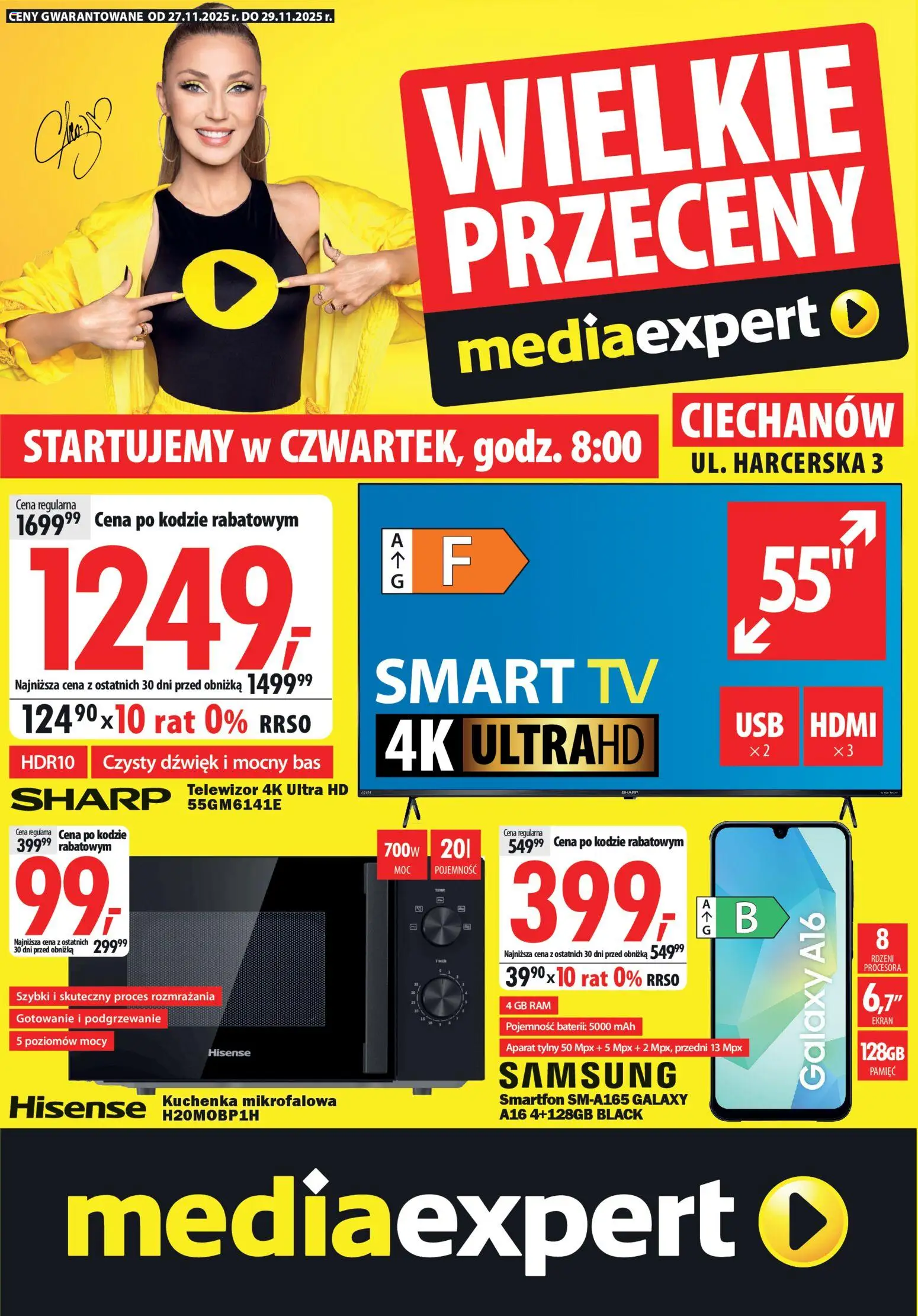 Pogląd gazetki "Wielkie przeceny - Ciechanów " ze sklepu Mediaexpert ważnej od 27.11.2025
