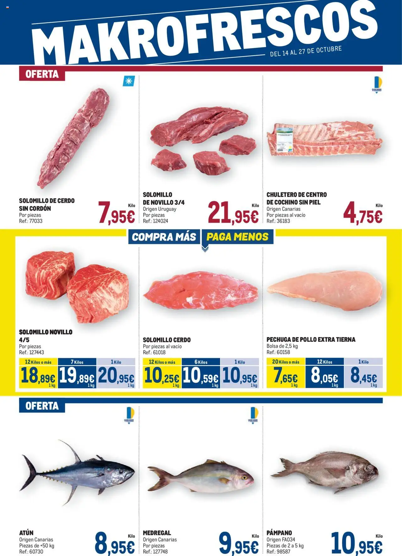 Makro Fresco > 14/10 - 27/10/2025 > Ofertas