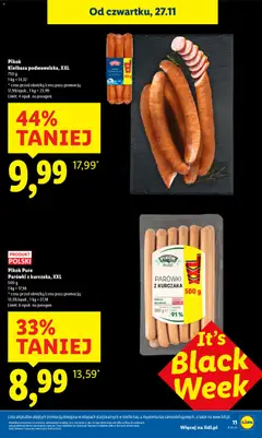 Pogląd gazetki "Black Friday" ze sklepu Lidl ważnej od 27.11.2025 | Strona: 11