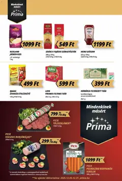 CBA Príma - Akciós újság CBA Príma megtekintése, amely érvényes 2025.12.11.-től | Oldal: 6