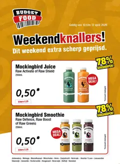 Voorbeeld van Budget Food folder - Weekendfolder van winkel Budget Food geldig vanaf 10-04-2026