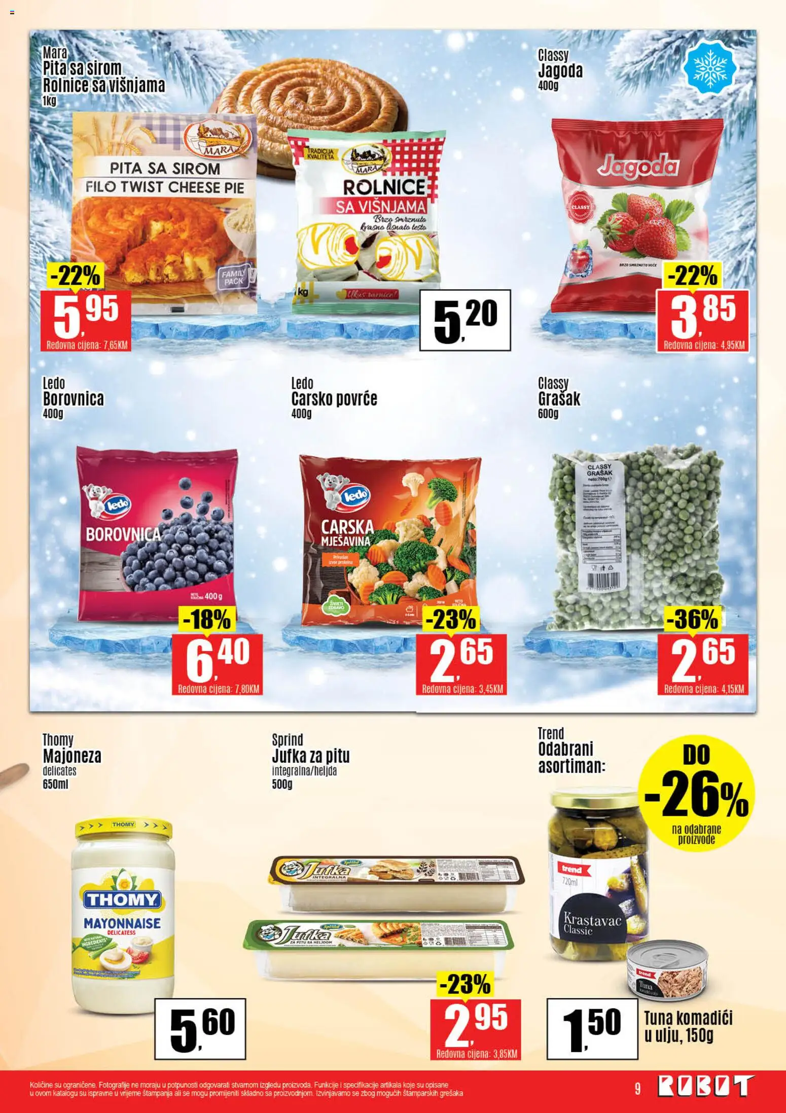 Pregled letka Katalog trgovine Robot vrijedi od 2026.01.07