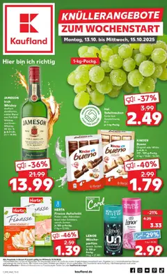 Vorschau von dem Prospekt des Geschäftes Kaufland, gültig ab dem 13.10.2025