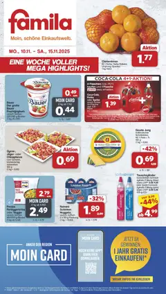 Vorschau von dem Prospekt des Geschäftes Famila Nordwest, gültig ab dem 10.11.2025