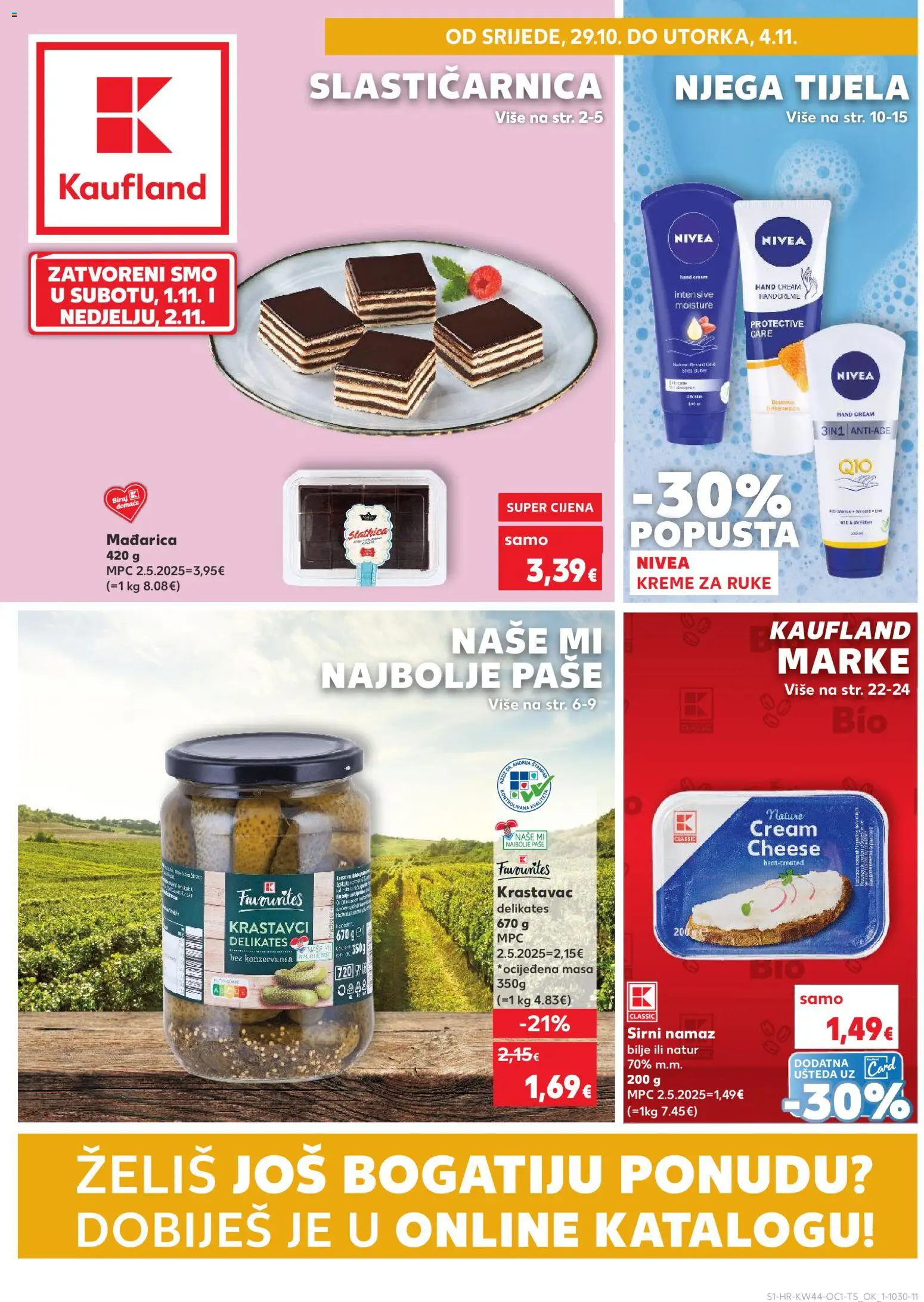 Kaufland aktualni Slavonski Brod vrijedi od 29.10.2025 - tjedna akcija broj stranice 1