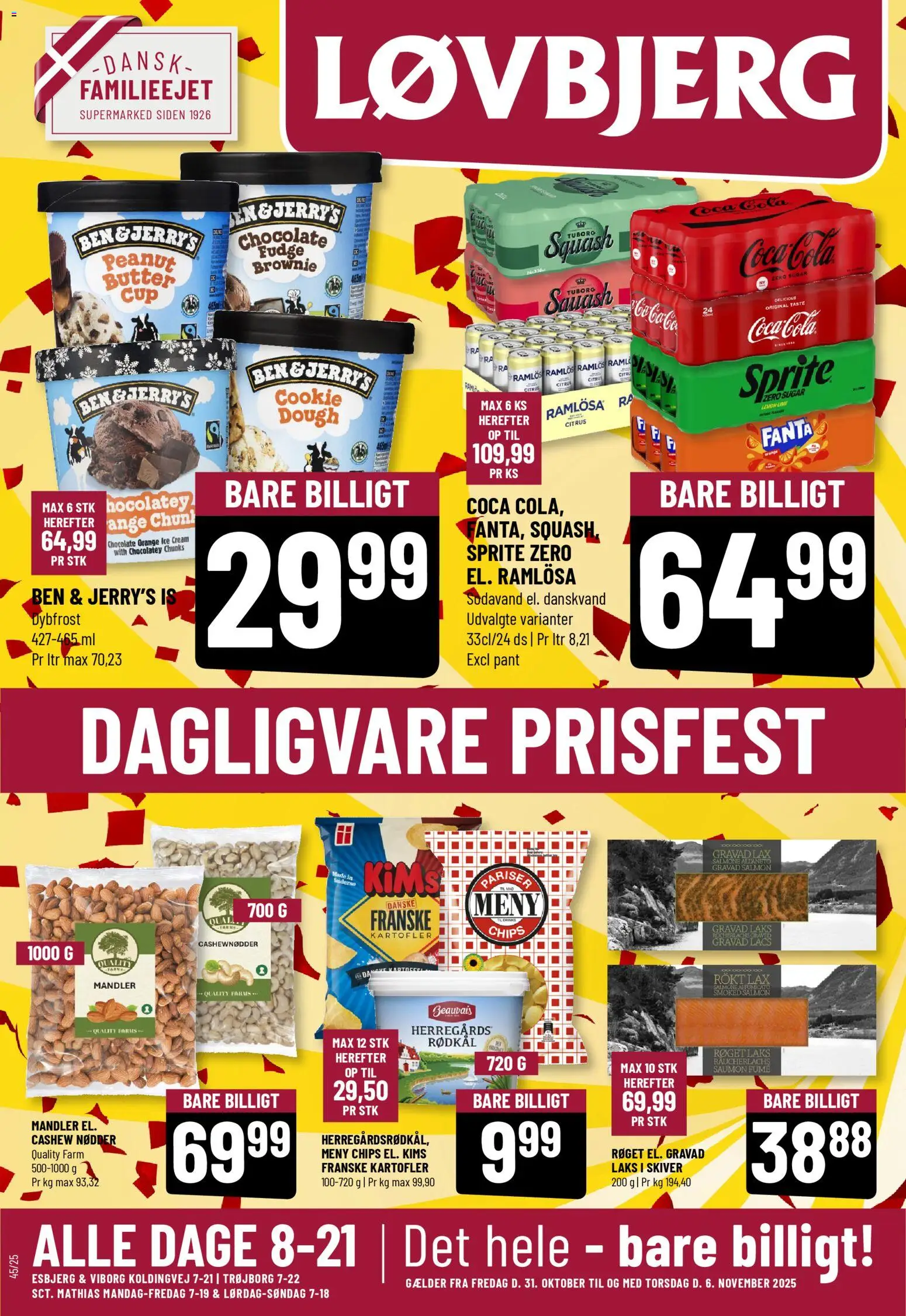 Eksempel på tilbudsavis Tilbudsavis fra butik Løvbjerg gyldig fra 31/10/2025