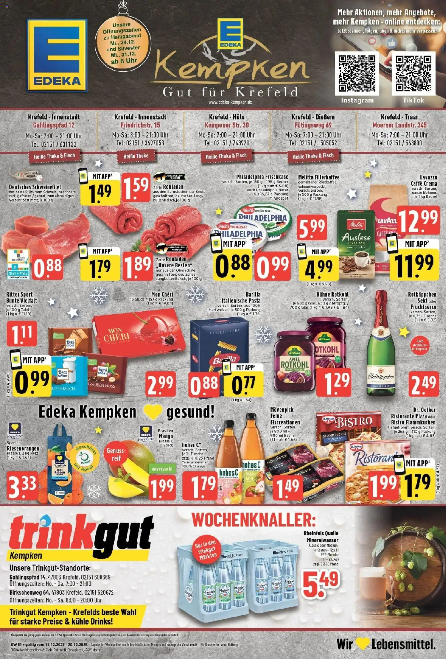 Vorschau von dem Prospekt des Geschäftes Edeka, gültig ab dem 15.12.2025