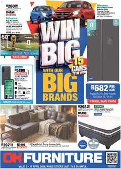Preview of OK Furniture flyer valid from 06/04/2026