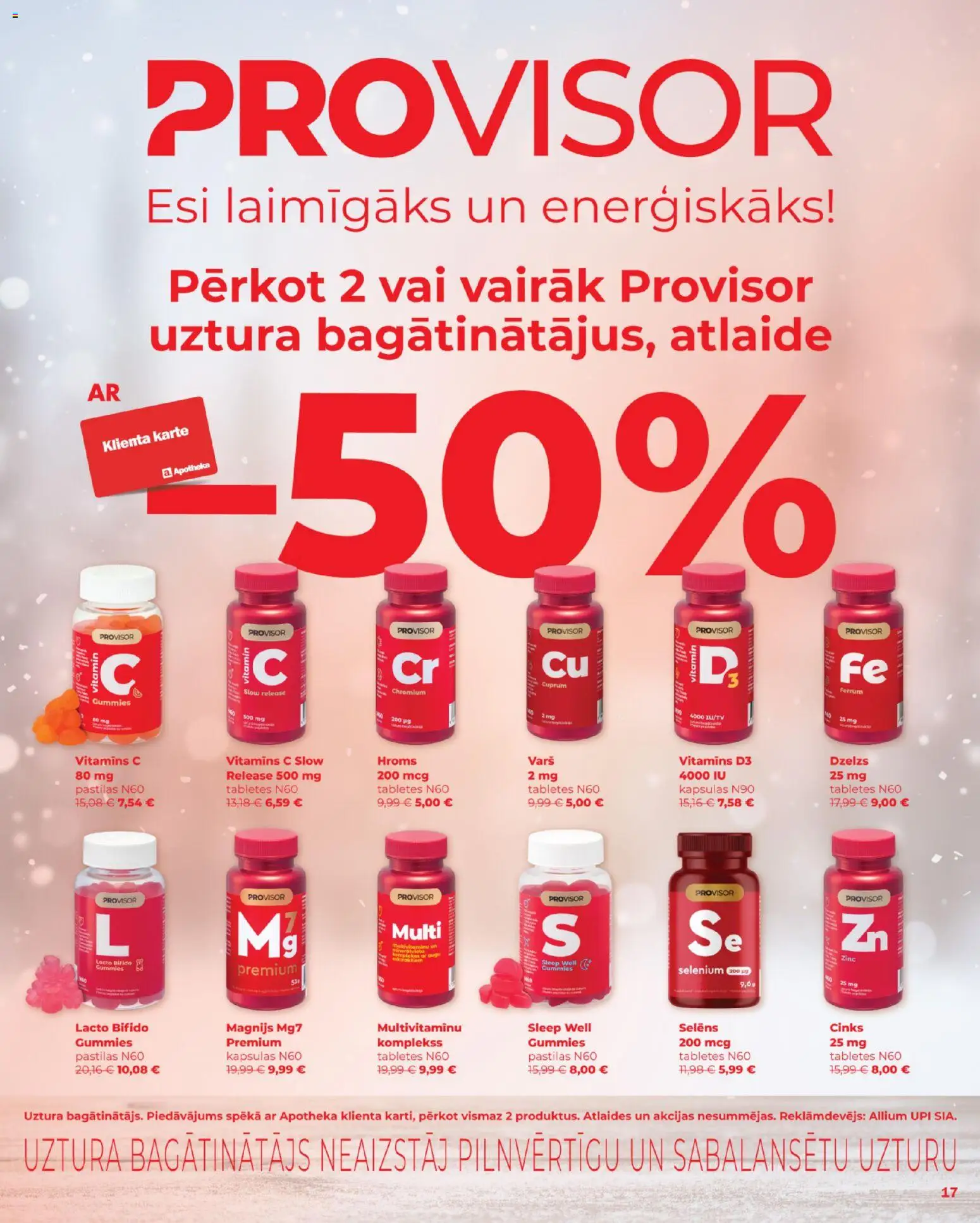 Skatīt Apotheka akciju bukletu, derīgs no 2026.01.01