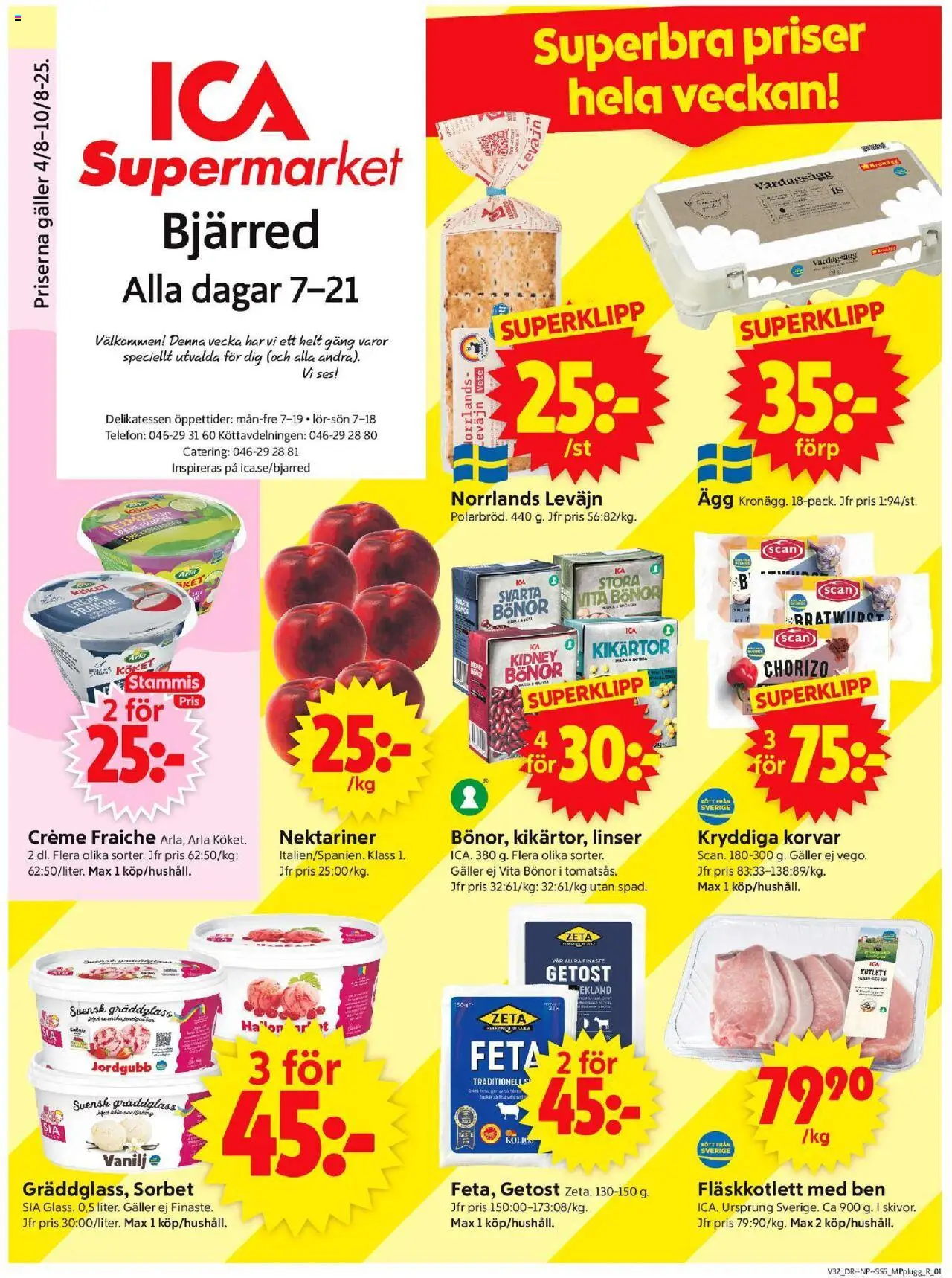 Lomma är giltig 04/08 2025 > Veckans Erbjudanden gäller från 04/08/2025 till 10/08/2025 sidnummer 1