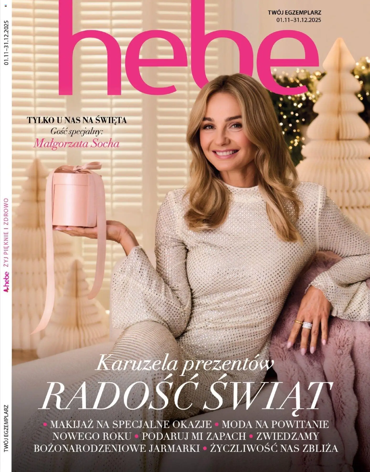 Pogląd gazetki "Magazyn" ze sklepu Hebe ważnej od 01.11.2025