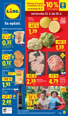 Náhľad Lidl letáku platného od 12.03.2026