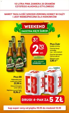 Pogląd gazetki "Weekendowe promocje" ze sklepu Żabka ważnej od 10.10.2025