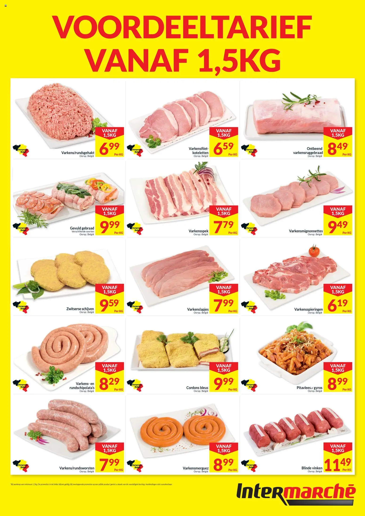 Voorbeeld van Ontdek onze voordelige slagersprijzen van winkel Intermarché geldig vanaf 01/01/2026