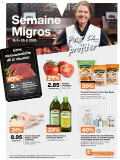 Vorschau des Merkblatts Aktionen FR vom Shop Migros gültig von 19.08.2025 bis 25.08.2025