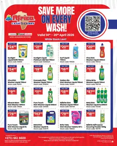 Preview of Africa Cash & Carry flyer valid from 14/04/2026
