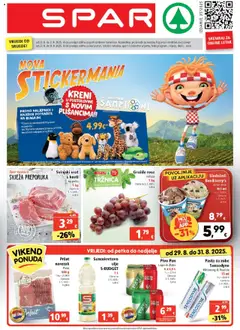 Pregled letka Katalog trgovine Spar vrijedi od 27.08.2025