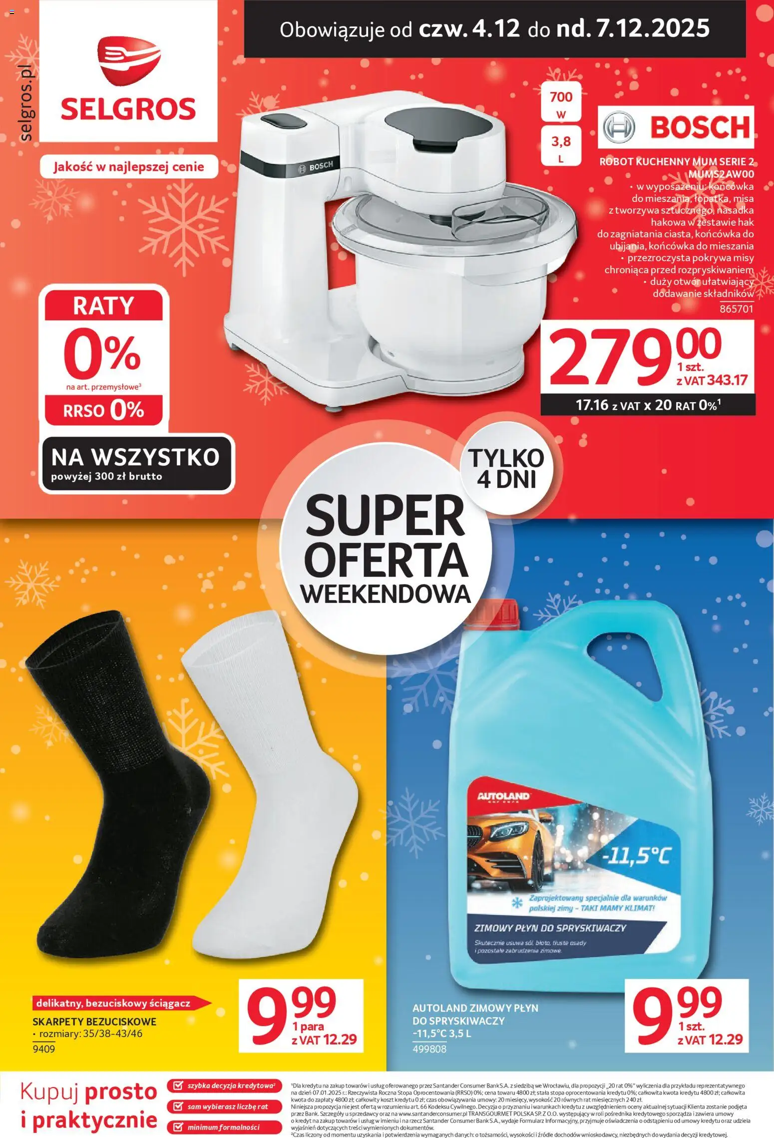 Pogląd gazetki "Oferta weekendowa" ze sklepu Selgros cash&carry ważnej od 04.12.2025