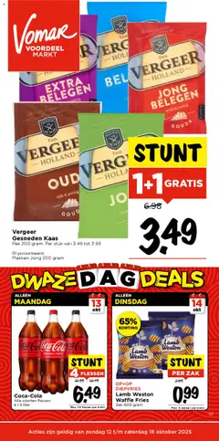 Voorbeeld van Folder van winkel Vomar geldig vanaf 12-10-2025