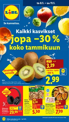 Kaupan Lidl Tarjoukset - Tampere esikatselu, voimassa 08/01/2026