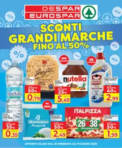 Anteprima dell'opuscolo Volantino Sardegna dal negozio Eurospar valido da 26/02/2026