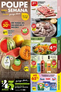 Pré-visualização do folheto da loja Pingo Doce válida a partir de 31/07/2025