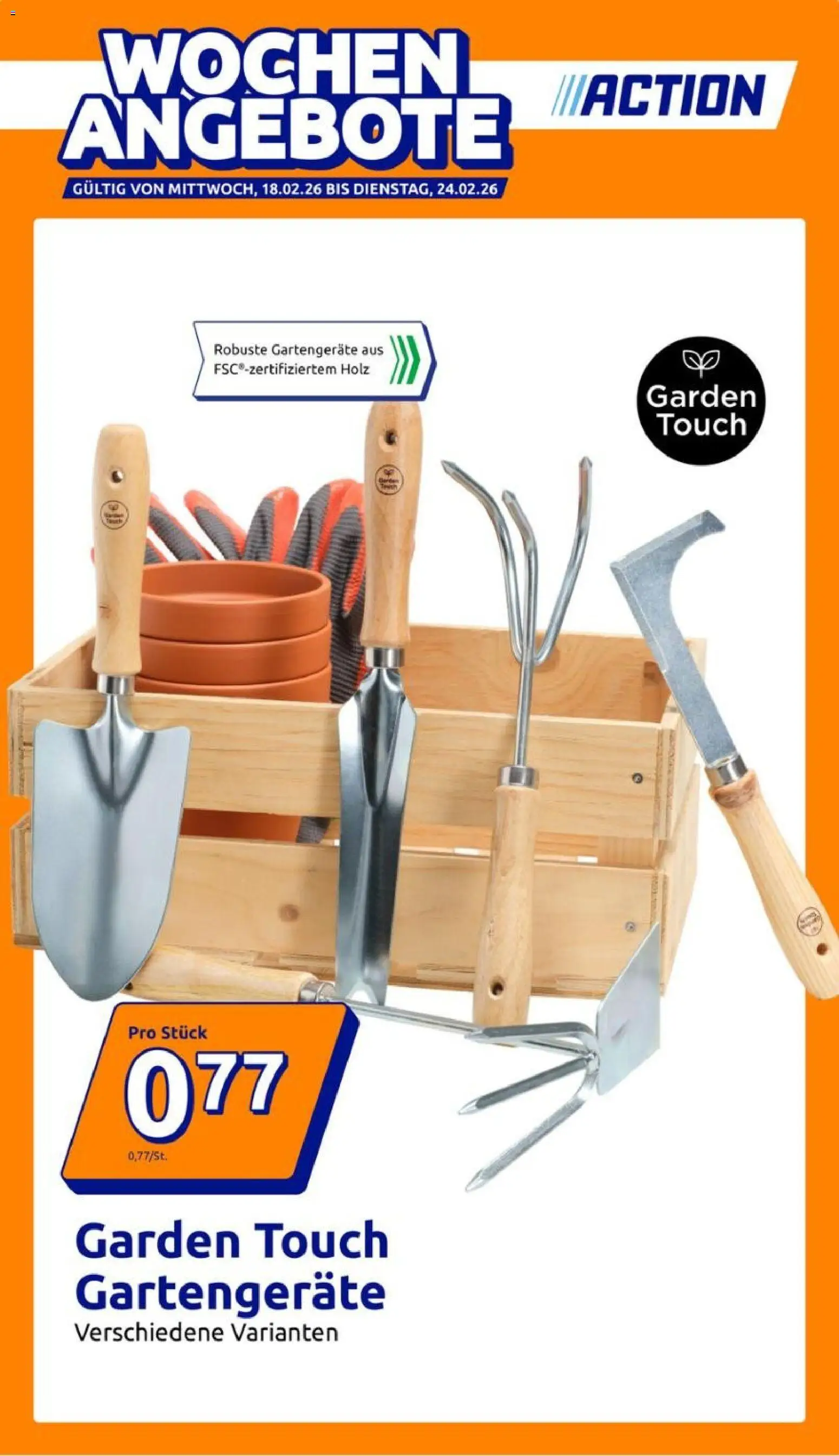 Vorschau von dem Prospekt des Geschäftes Action, gültig ab dem 18.02.2026