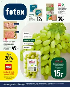 Eksempel på tilbudsavis Tilbudsavis fra butik Føtex gyldig fra 15/08/2025