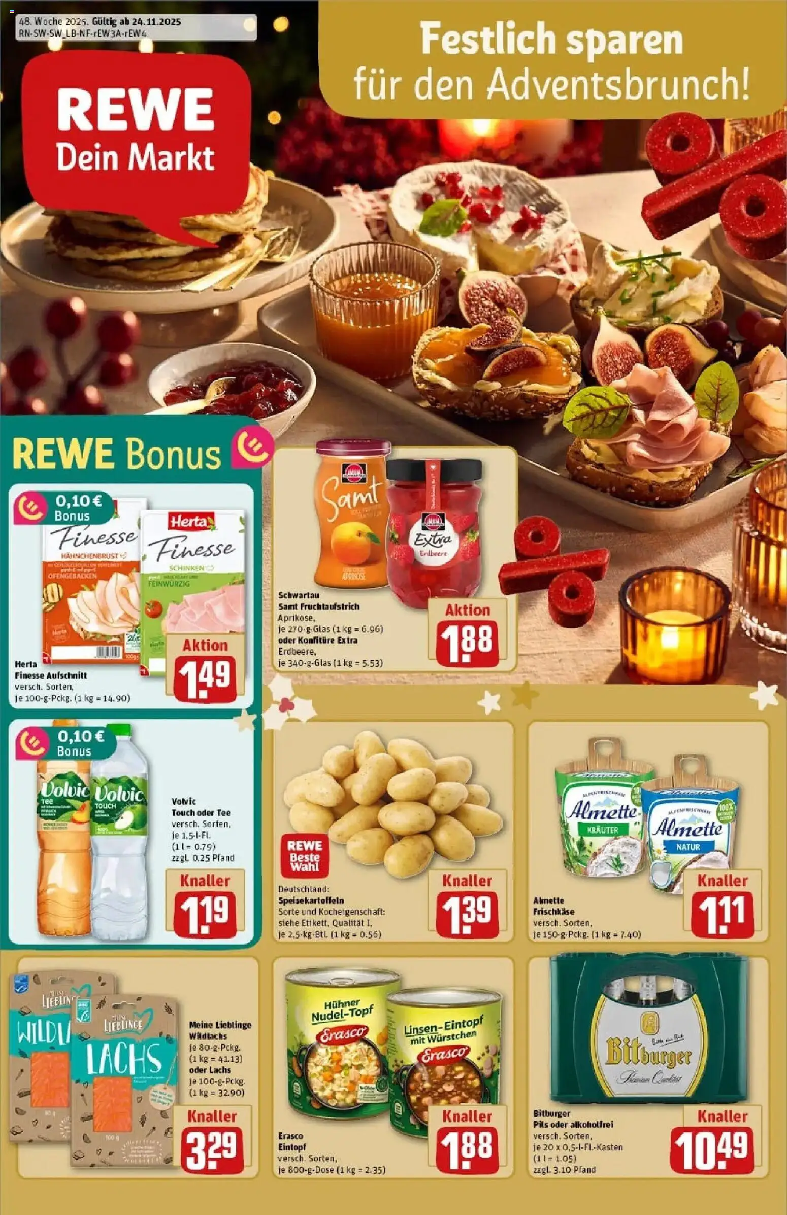 Vorschau von dem Prospekt des Geschäftes Rewe, gültig ab dem 23.11.2025
