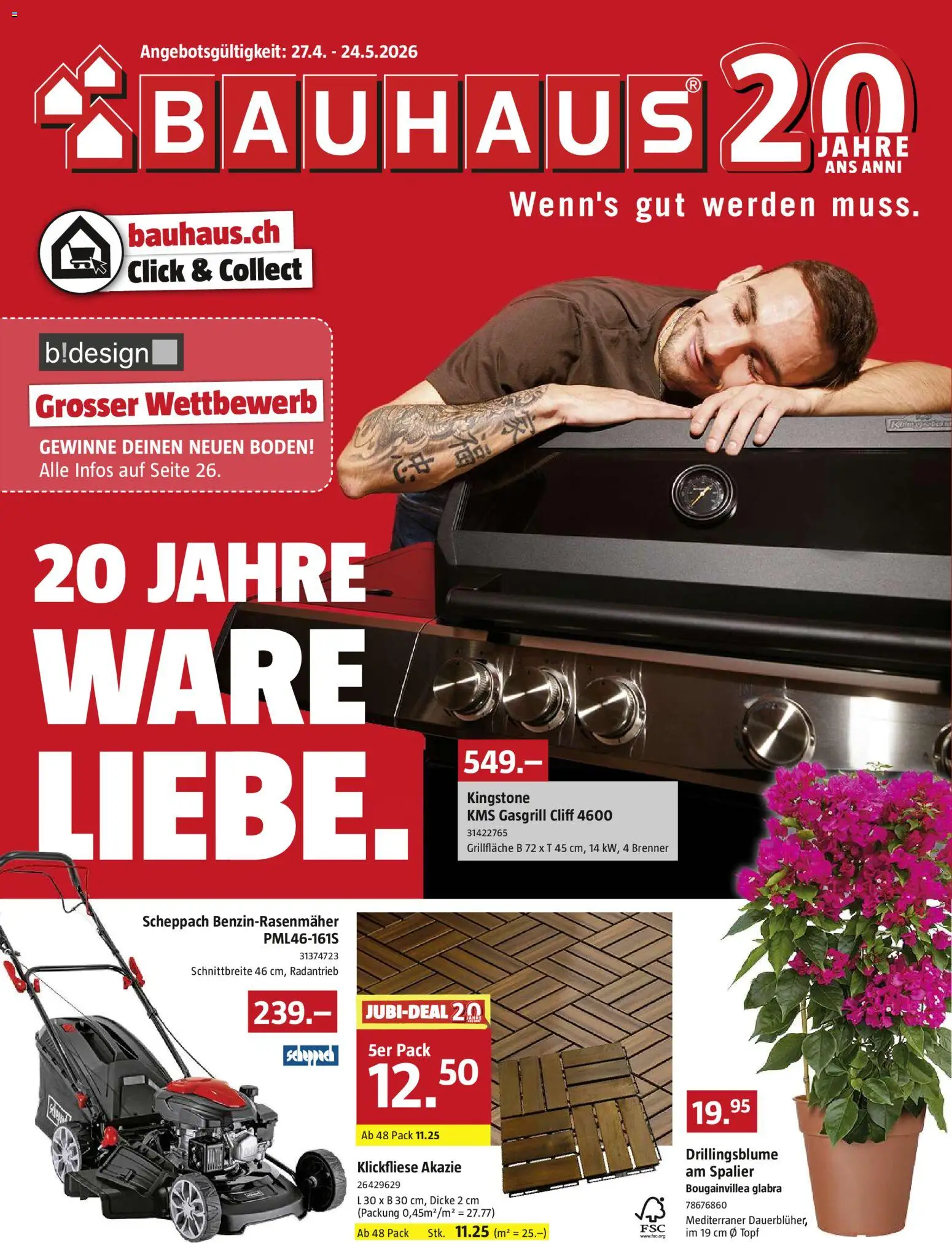 Vorschau des Merkblatts Bauhaus aktionen vom Shop Bauhaus gültig von 27.04.2026 bis 24.05.2026